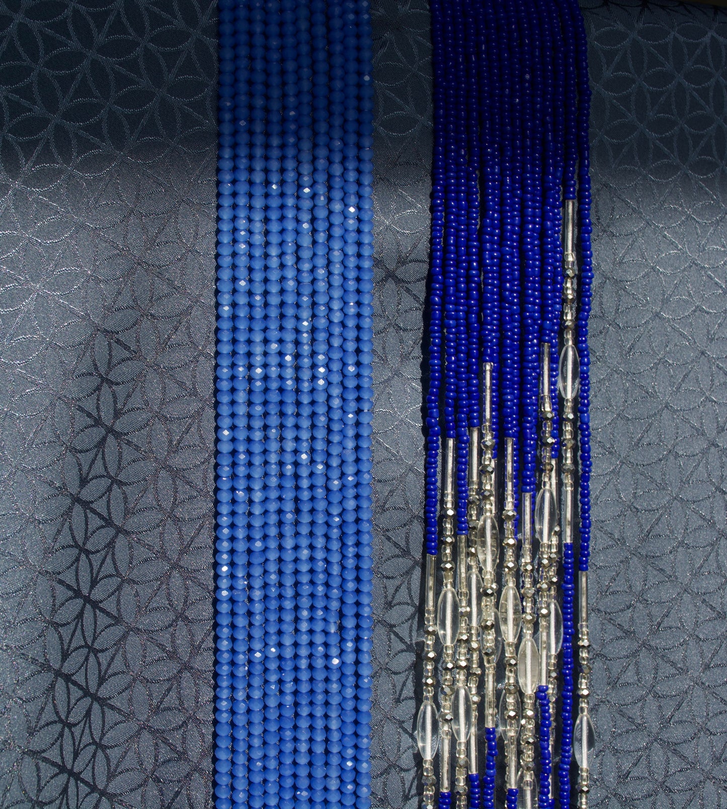 Individual Crystal Waist Beads [Topaz]