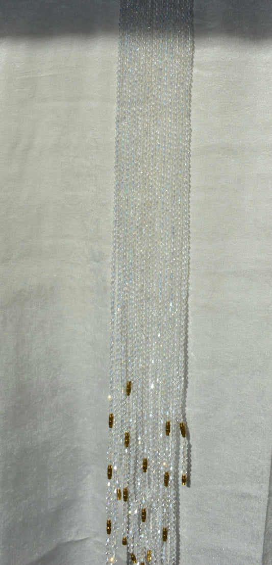 Individual Crystal Waist Beads [Quartz]