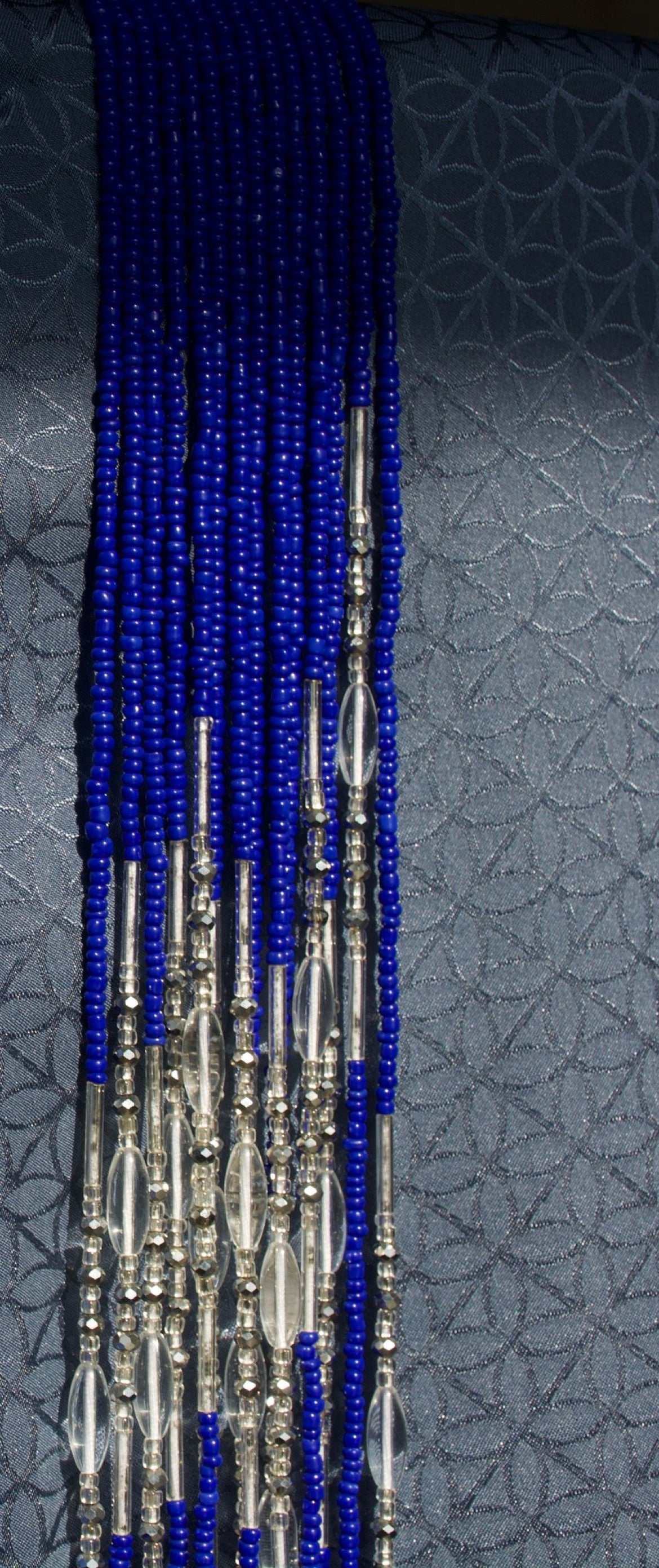 Individual Non-Crystal Waist beads Royal Blue