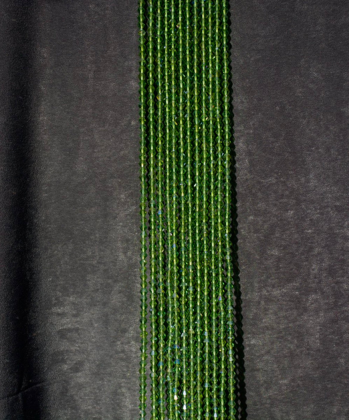 Crystal Waist Beads [Emerald] (ADJUSTABLE)