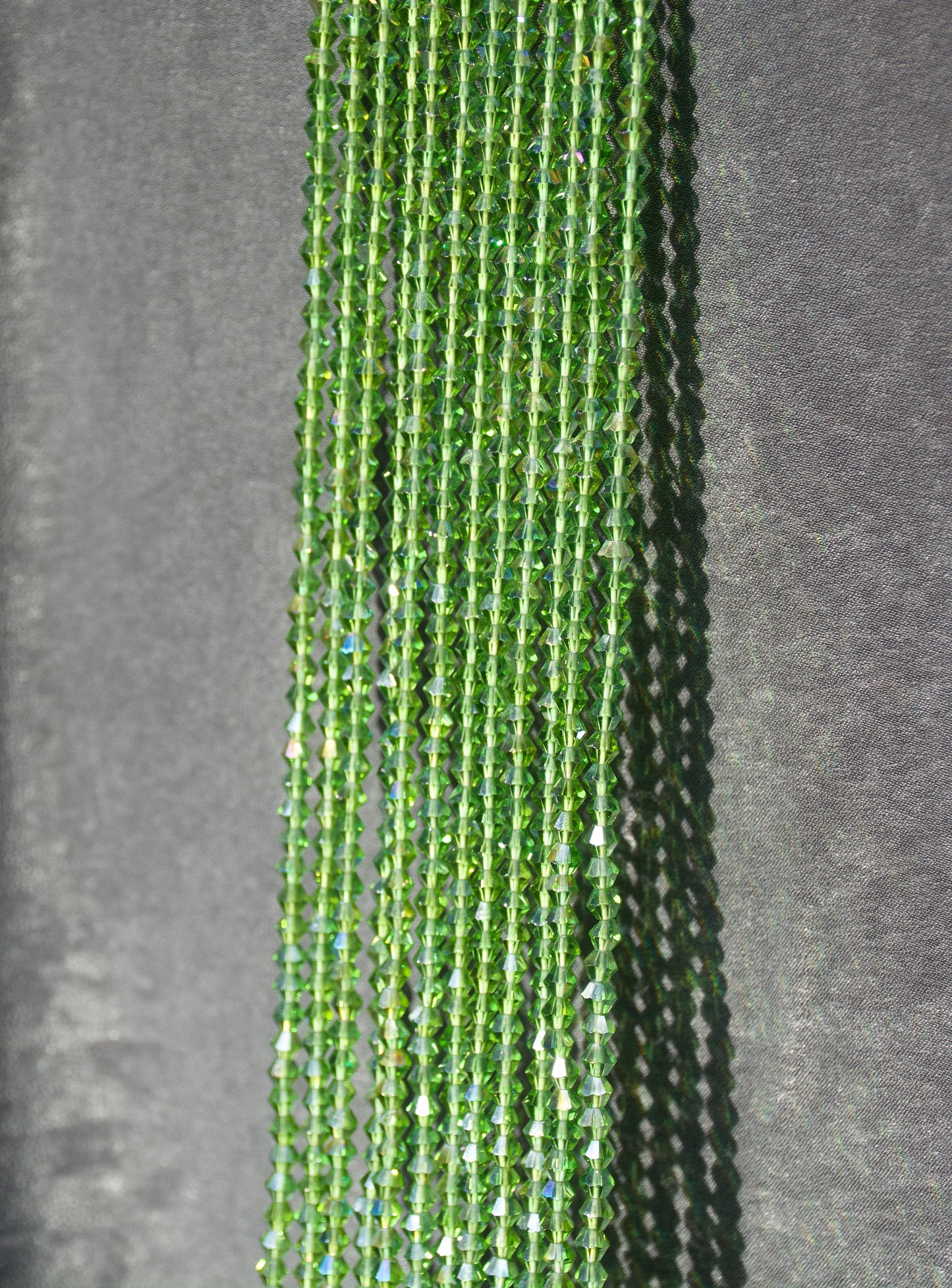 Crystal Waist Beads [Emerald] (ADJUSTABLE)